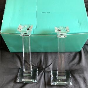 Set of two new Tiffany & Co Classic Candlesticks